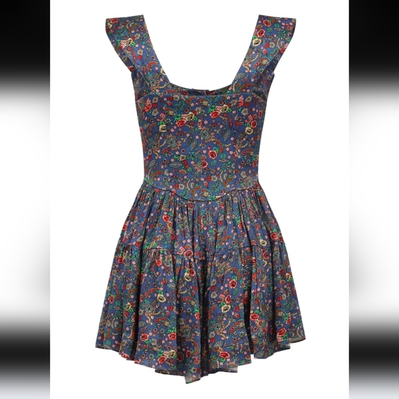 Vanessa Mooney Elisabeth Romper in Paisley - Picture 5 of 5